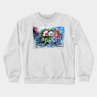 Still life with wildflowers Crewneck Sweatshirt